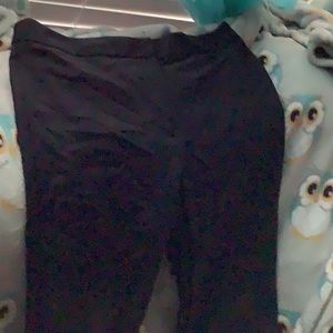 Black Calvin Klein work pants